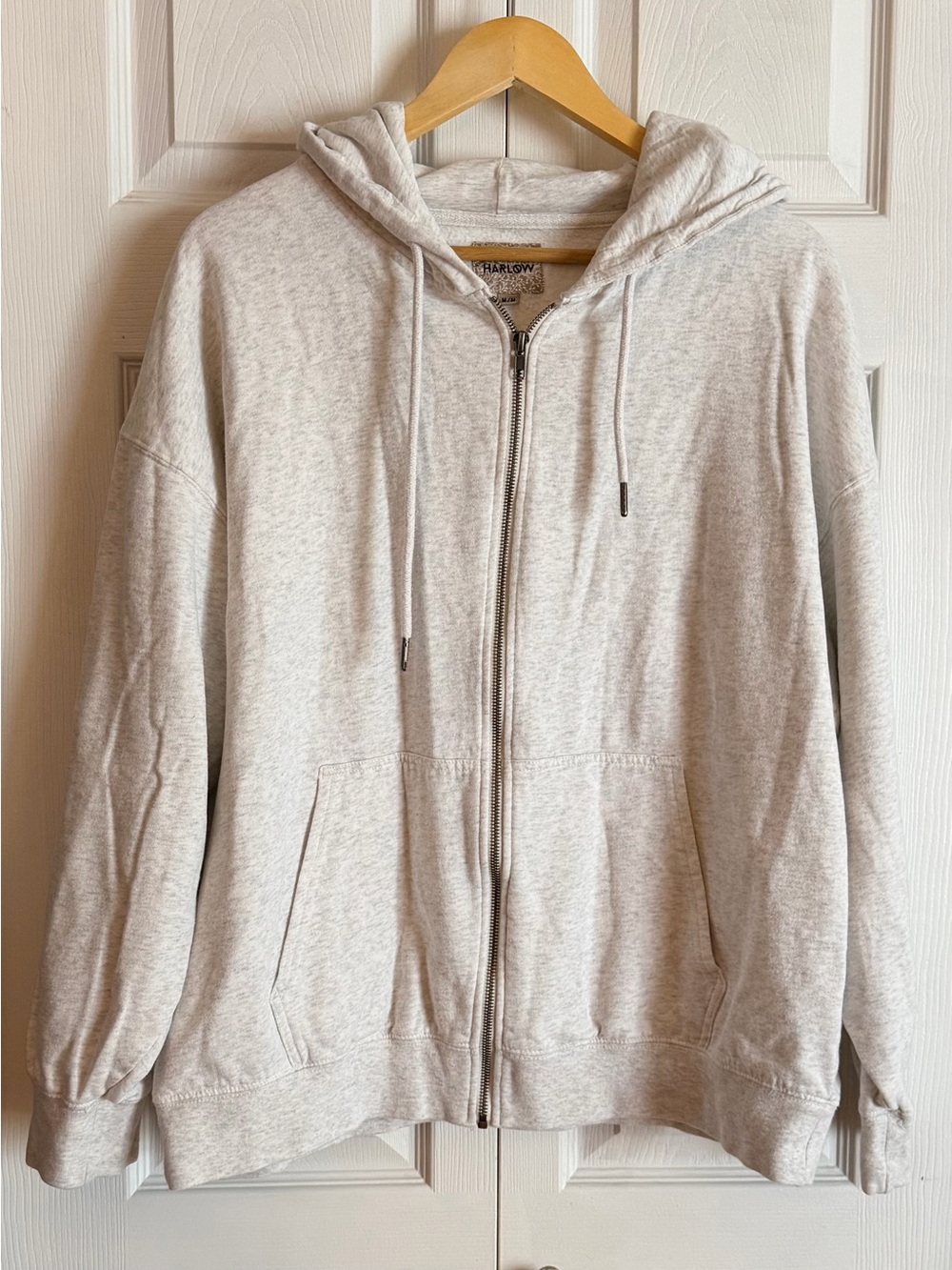 ✨ LIKE NEW ✨ Harlow Oversized Zip-Up Hoodie — Size Med